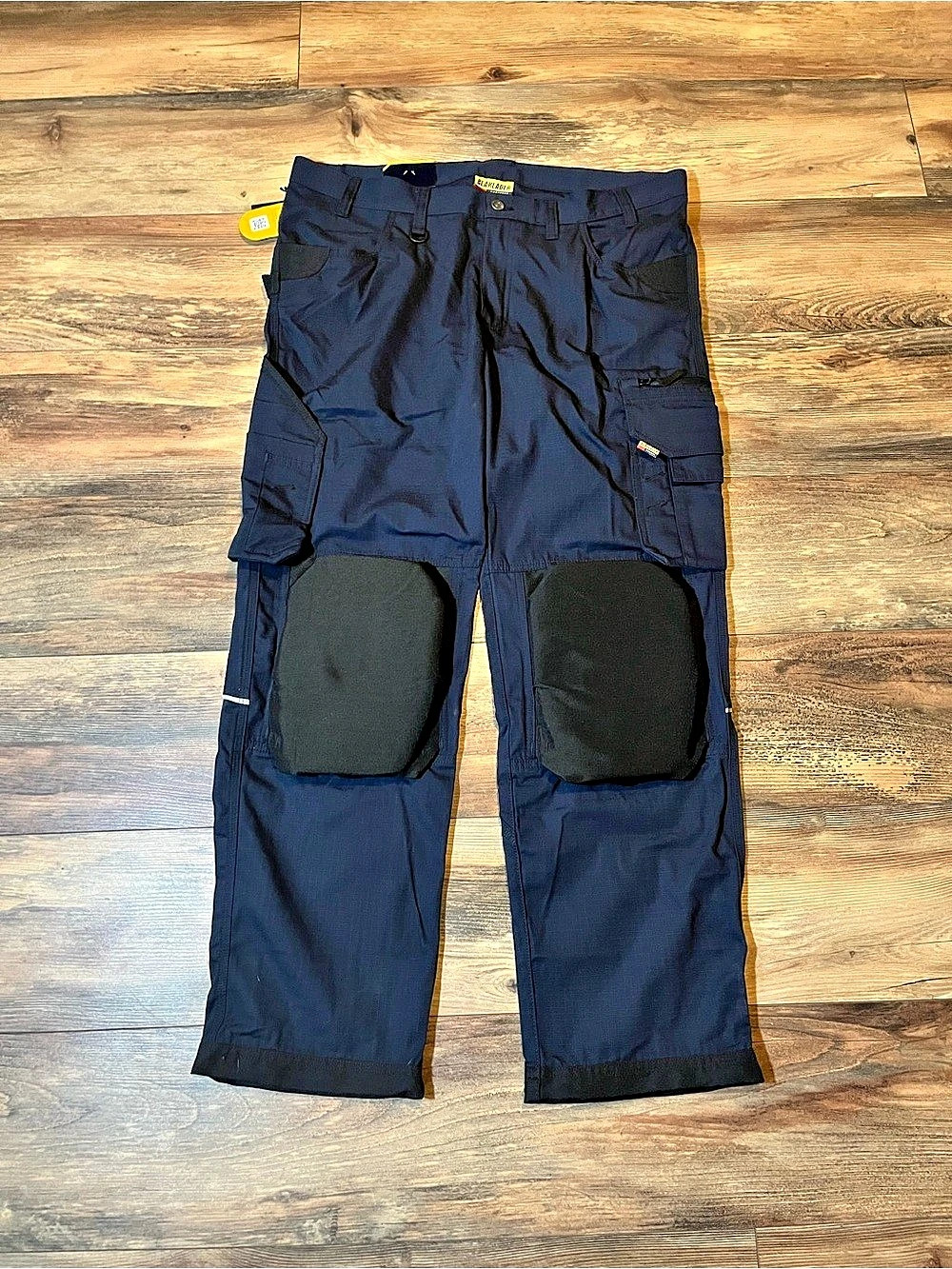 Blaklader 1690 Ripstop Work Pants Mens 38x32 Navy Blue New w/ Tags Gel Knee Pads